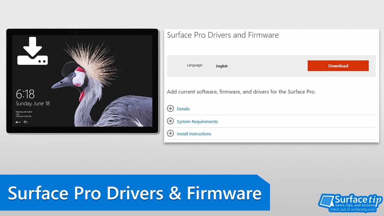 surface pro driver download
